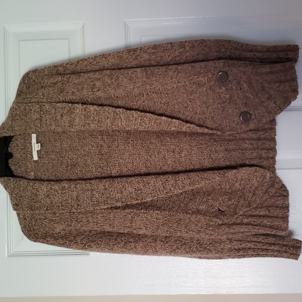 Merona Wool Blend Beige Cardigan Women’s Mediumq ~ NWOT
